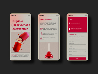 BIOKAI design mobile ui uiux webdesign