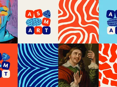 ASMART Branding accessibility art art gallery brand branding colourful design diability graphic design illustration logo paint sensory texture theatre typography