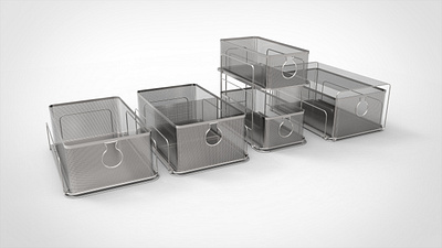Mesh Drawers Concept 3d consumer goods industrial design keyshot product design