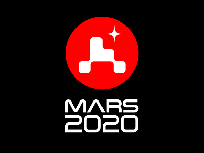 Mars 2020 branding logo mars nasa planet rocket rover space spaceship