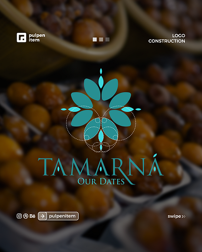 TAMARNA LOGO branding flat goldenratio graphic design ide identity logo vector