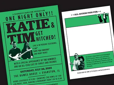 The Wedding Invite concert graphic design invitation poster wedding