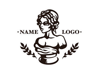 Sculpture Women Logo aesthetic illustration logo logos sculpture woman