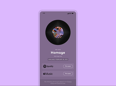Subscribe page for music platform inteface interaction interaction design mobile ui design user inteface ux design