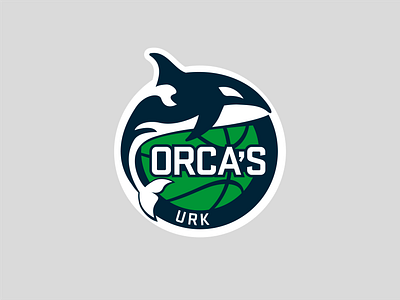 Orca’s - Basketball club basketball branding club design graphic design identity illustration logo typography urk vector