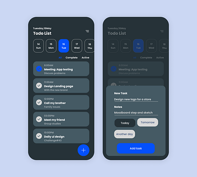 ToDo List|Daily ui challenge#42 app design daily ui daily ui challenge design ui ui design