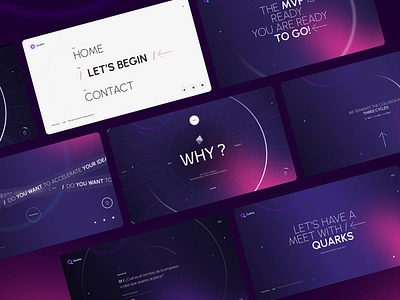 Quark's Alchemist: Turning their vision into a website animation design ui ux web website