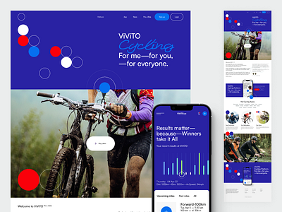 Design exploration for a cycling app app application branding design illustration logo mobile ui ux