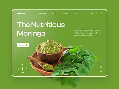 Kay-n-Tee Landing Page Header branding design ecommerce graphic design header landing page moringa ui uiux