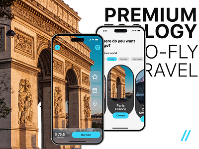 Premium No-Fly Travel App (iOS, Android) android app booking branding design ecology illustration ios logo mobile online purrweb react native tour travel ui ux