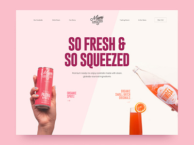 Miami Cocktail Co. - Website design web design website