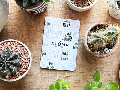 STUMP Passport booklet branding rewards