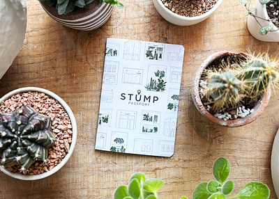STUMP Passport booklet branding rewards