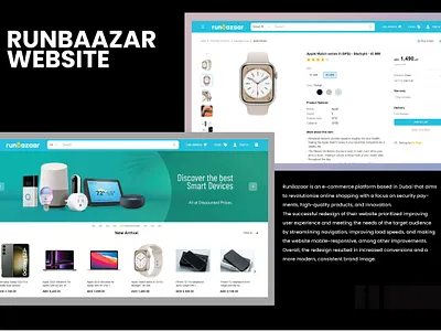 RunBaazar website design designer ui uxui design webpage