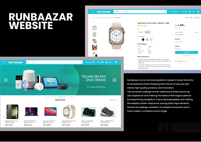 RunBaazar website design designer ui uxui design webpage