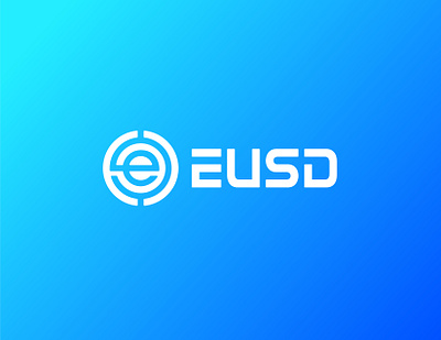 EUSD | Blockchain Platform art branding design icon illustration logo logo design typography ui vector