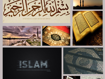 Islamic mood board branding design graphic design illustration logo logo medium typography ui ux vector