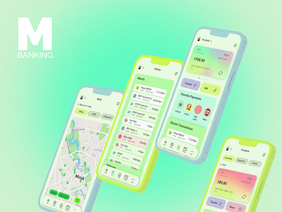 M-Banking App Redesign design graphic design ui ux webdesign