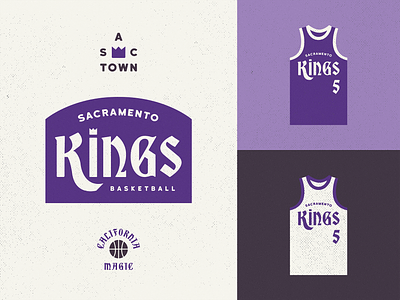 Kings Logo Set (VOL1) basketball branding california design graphic design icon illustration jersey jersey design kings logo nba retro sports logo type ui vector vintage