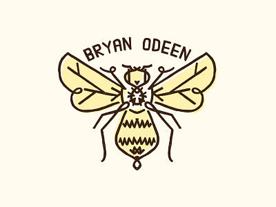 bryan odeen bee branding bugs design honey illustration logo merch nature texture vector