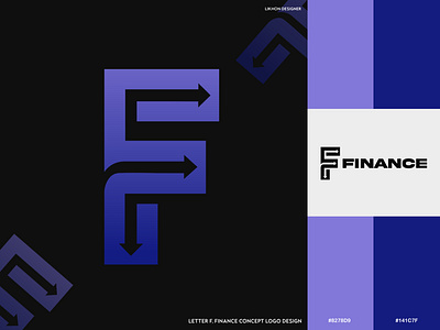 LETTER F, FINANCE CONCEPT LOGO DESIGN best logo brand identity branding creative finance logo graphic design logo logo design logofolio vect plus