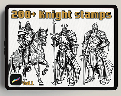 200+ Knight Stamps