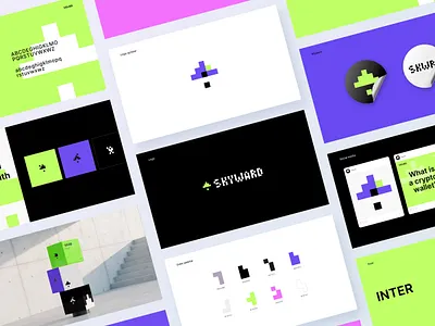 SKYWARD - Web 3.0 Brand Identity blockchain brand guidelines brand identity branding color palette color scheme crypto cryptocurrency identity logo logo design logotype styleguide visual visual identity web 3.0 web 3.0 branding web3