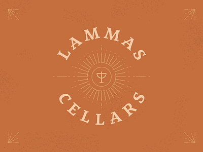 Lammas Cellars | Logo Design brand branding cellar chalice clean communion design graphic design illustration lammas lammasday logo minimal vector wine winelabel