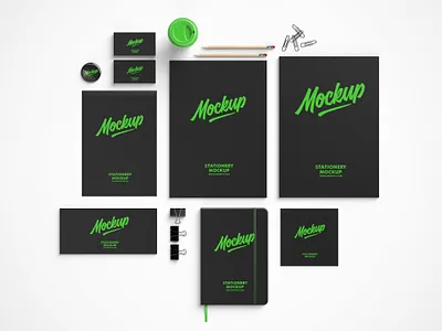 Free Stationery Mockup branding free free mockup mockup psd psd mockup stationery stationery mockup