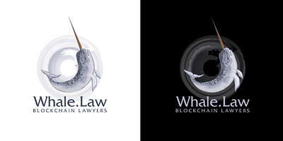 WHALE.LAW:logo design branding custom logo design graphic design illustration logo social media marketing ui ux vector