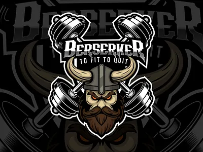BERSERKER: Logo Design branding custom logo design graphic design illustration logo social media marketing ui ux vector