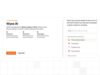 AI Landing page Pricing Section bruno clean design icons landing page logo minimal pricing simple sparkle ui ux