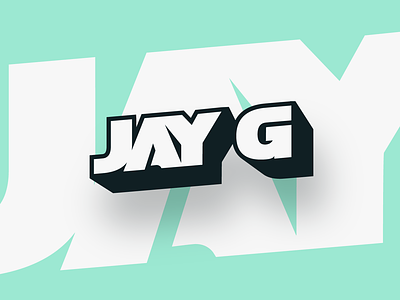 DJ Jay G. color palette design icon logo typography