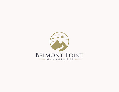 Belmont Point Logo Design design elegant graphic design logo logo design management logo minimal logo