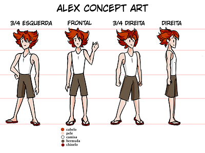 Alex - Concept Art book illustration cartoon cartoon character character character design comic comic art comic book comic character concept concept art digital art digital painting illustration