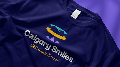 Calgary Smiles Dental branding design graphic design icon illustration illustrator logo minimal ui vector