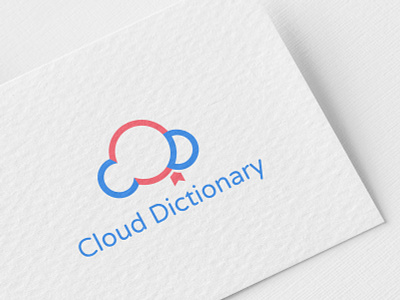 Cloud Dictionary Logo Design cd cloud logo cd letter logo cd logo cloud logo design elegant graphic design logo logo design minimal logo