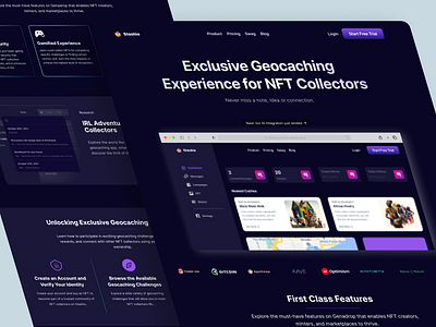 Stashio: The web3 Geocaching Experience blockchain design geocaching nft ui ux