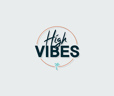 High Vibes Apparel apparel branding design graphic design logo