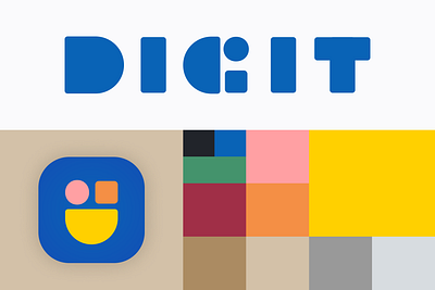 Digit brand exploration branding identity logo ui