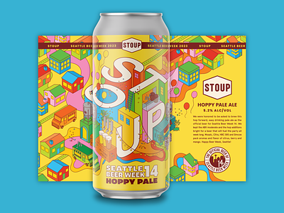 Stoup Seattle Beer Week 2023 Beer beer design beer label packa packaging seattle beer