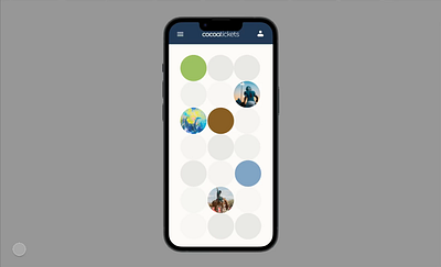 Cocoa Tickets Loading Page branding loadingpage mobile ui uxdesign uxui