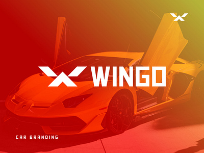 Wingo branding car logo car logo design creative identity letter lettermark logo startup trendy unique visual w letter w letter car logo w letter logo w logo