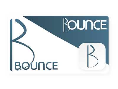 Social Media Logo - Day 34/50 bounce bounce logo branding dailylogochallenge dailylogochallenge day 34 design dlc graphic design illustrator logo logo design social media logo vector