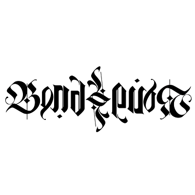 BENDECIDO adobe illustrator branding logo