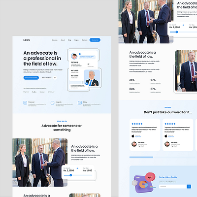 Advocate & Laws Website app branding design graphic design illustration logo typography ui ux vector