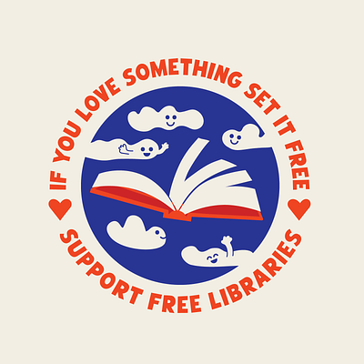 Book Smart book sharing books digital illustration free library illustration library reading stickers