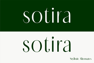 Sotira Typeface branding design font font design graphic design logo modern modern font package design poster design sans serif sans serif typeface type design typeface typeface design