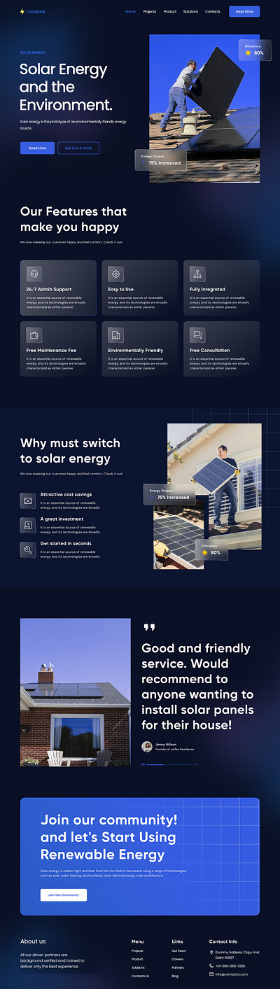 Solar Website