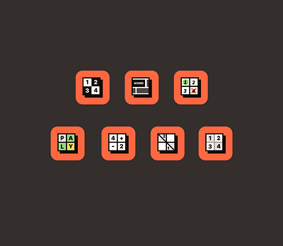 Hey, Good Game Tiny Icons app game icons web